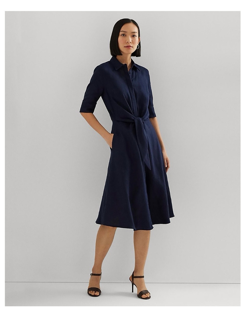 Lauren Ralph Lauren Dress – Size 8 – Lauren Navy NWT - Picture 3 of 8